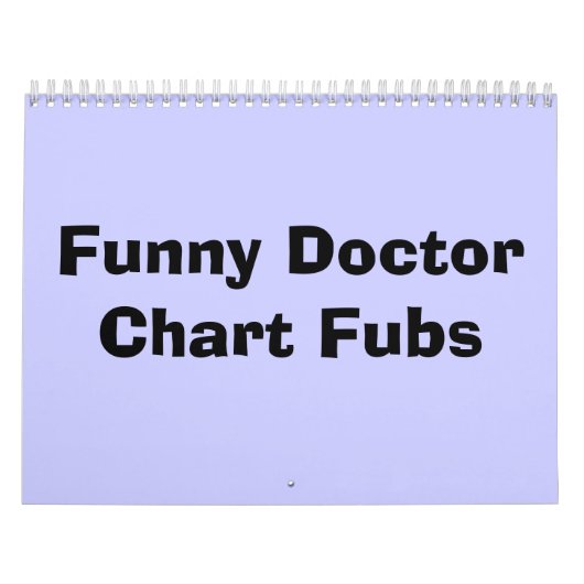 Funny DoctorChart Fubs Kalender (Titelbild)