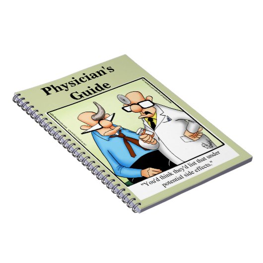 Funny Doctor's Spaß Notebook Notizblock (Rechte Seite)