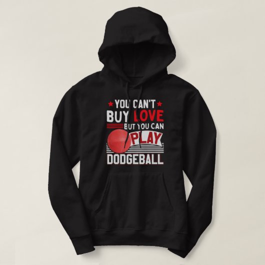 Funny Dodgeball Player 1 Hoodie (Design vorne)