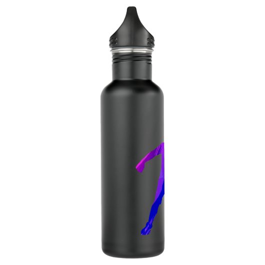 Funny Dodgeball Player 3 Edelstahlflasche (Links)