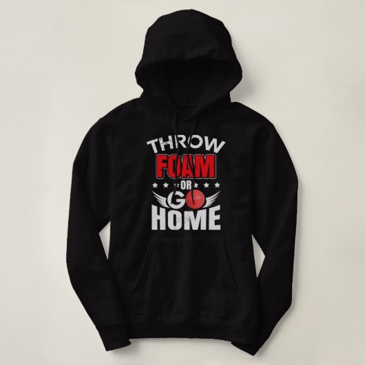 Funny Dodgeball Player Hoodie (Design vorne)