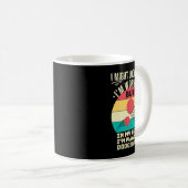 Funny Dodgeball Player in meinem Kopf Ich spiele D Kaffeetasse (VorderseiteRechts)