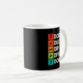 Funny Dodgeball Player Quotes Apparel Dodge Ball Kaffeetasse (VorderseiteRechts)