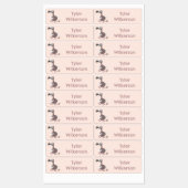 Funny dodo bird Cartoon personalisiert Etiketten (Blatt)