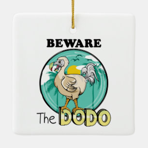 Funny dodo tropische Insel Keramikornament