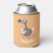Funny dodo Vogel Cartoon Illustration Dosenkühler (Kanne Rückseite)