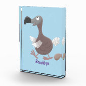 Funny dodo Vogel Cartoon Illustration Fotoblock (Rechts)