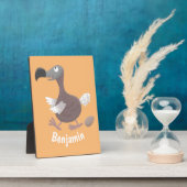 Funny dodo Vogel Cartoon Illustration Fotoplatte (Seite)
