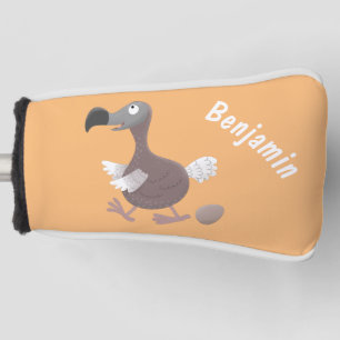 Funny dodo Vogel Cartoon Illustration Golf Headcover