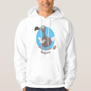 Funny dodo Vogel Cartoon Illustration Hoodie
