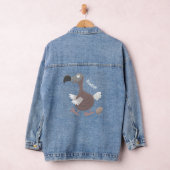 Funny dodo Vogel Cartoon Illustration Jeansjacke (Hangar)