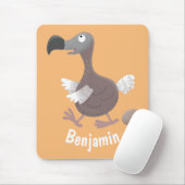 Funny dodo Vogel Cartoon Illustration Mousepad (Mit Mouse)