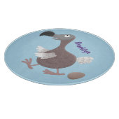 Funny dodo Vogel Cartoon Illustration Schneidebrett (Ecke)