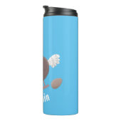 Funny dodo Vogel Cartoon Illustration Thermosbecher (Nach rechts gedreht)