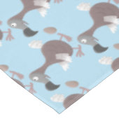 Funny dodo Vogel Cartoon Illustration Tischdecke (Schrägansicht)