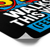 Funny Dog 6 7 Walks This Week Slang Meme Six Seven Poster (Ecke)