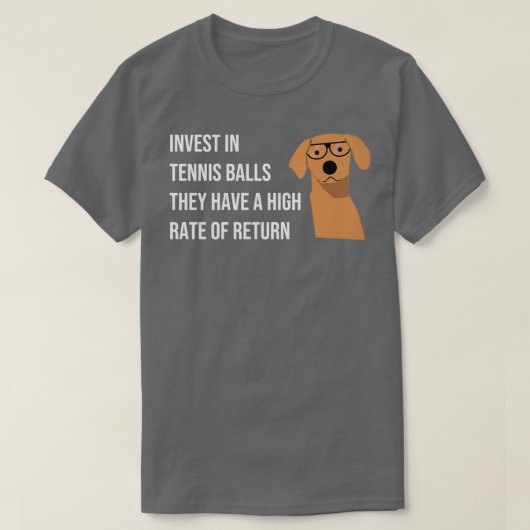 Funny Dog Accountant Financial Advisor Finance Tee (Design vorne)