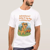 Funny Dog Adventure T - Shirt (Vorderseite)