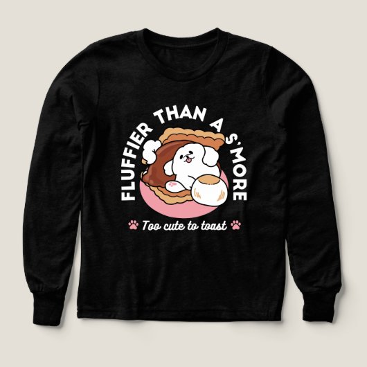 Funny Dog and S’more Design – Kawaii Pet Lover Pun (Design Vorderseite)