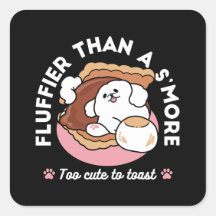 Funny Dog and S’more Design – Kawaii Pet Lover Pun