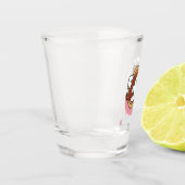 Funny Dog and S’more Design – Kawaii Pet Lover Pun Schnapsglas (Links)