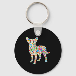 Funny Dog Animal Lovers Polka Dot Happy Dot Day Gi Schlüsselanhänger