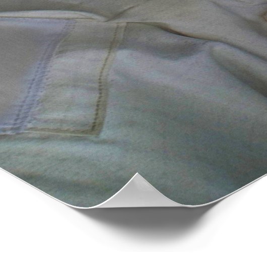 Funny Dog Astronaut Poster (Ecke)