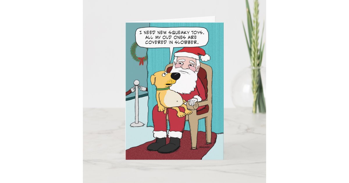 Funny Dog auf Weihnachten Weihnachten | Zazzle.de