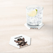 Funny Dog Barkeep Custom Untersetzer (Vor Ort)