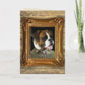 Funny Dog Best Vater Vathers Day Card Karte (Rückseite)