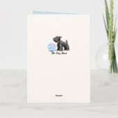 Funny Dog Birthday Card Karte (Rückseite)