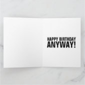 FUNNY DOG BIRTHDAY DOG GREETING CARDS KARTE (Innenseite)