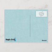 Funny Dog Birthday Postkarte (Rückseite)