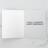 FUNNY DOG BRTHDAY MUGSHOT GREETING CARD KARTE (Innenseite)