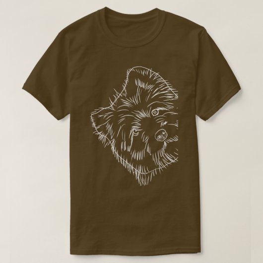 Funny Dog Cairn Terrier T-Shirt (Design vorne)