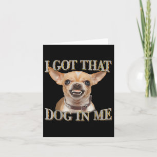 Funny Dog Chihuahua liebt es, dass ich diesen Hund Karte