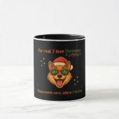 Funny Dog Christmas Mug – Bilingual Gift Tasse (Zentrum)
