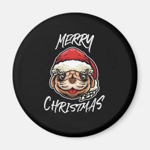 Funny Dog Christmas Pajamas Geschenk für Hunde Lie Magnet