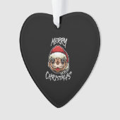 Funny Dog Christmas Pajamas Gift for Dog Lovers Wo Ornament (Vorderseite)