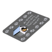 Funny Dog Comic - Nose Art Magnet (Linke Seite)