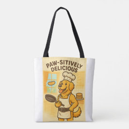 Funny Dog Cooking Tasche