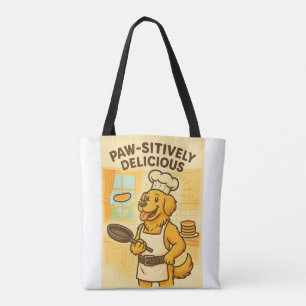 Funny Dog Cooking Tasche