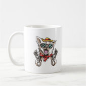 Funny Dog Cowboy Kaffeetasse (Links)