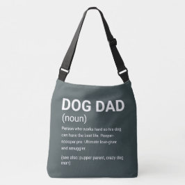 Funny Dog Dad Definition Tragetaschen Mit Langen Trägern