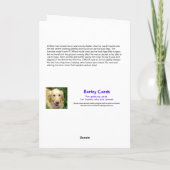 Funny Dog, den du mir erzählt hast, es gäbe Geburt Karte (Rückseite)