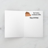 Funny Dog, den du mir erzählt hast, es gäbe Geburt Karte (Innenseite)