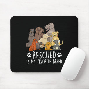 Funny dog design für Damen und Herren mit humorvol Mousepad