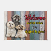 Funny dog doormat, Welcome doormat Fußmatte (Vorderseite)