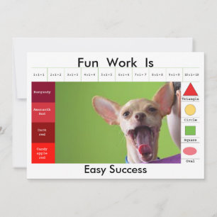 Funny Dog Education Game Einladung