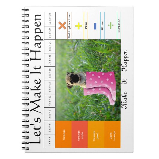 Funny Dog Education Game Notizblock (Vorderseite)